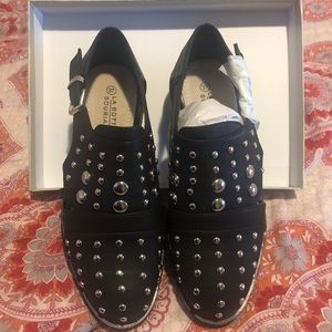 Black Studded Shoes